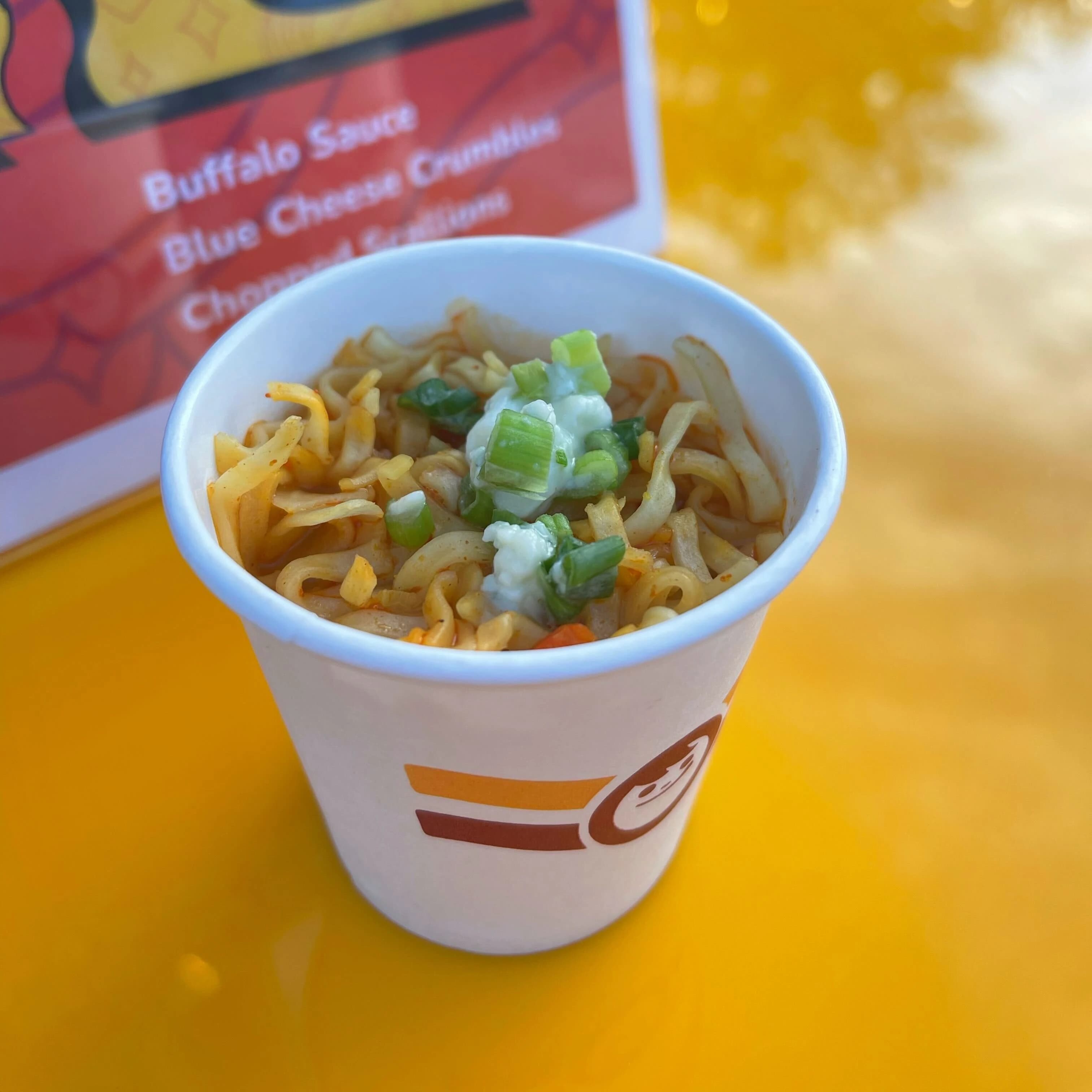 BUFFALO WING BLUE CHEESE RAMEN BOWL