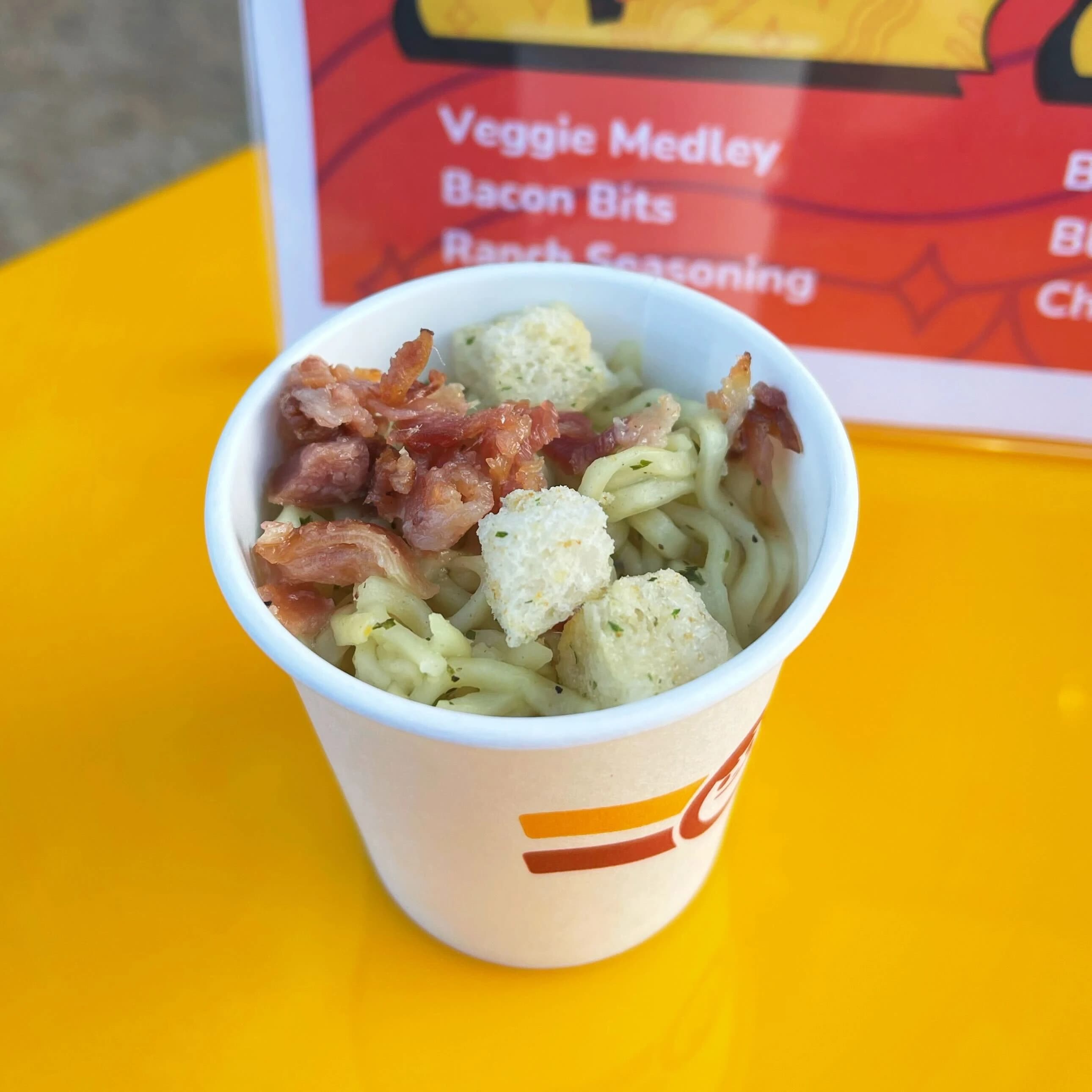 CHICKEN BACON RANCH POT PIE RAMEN