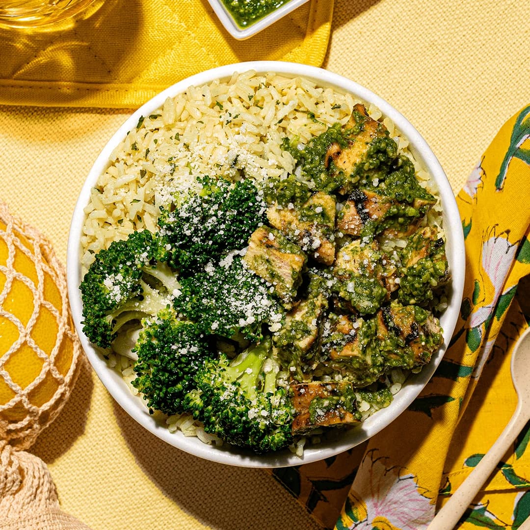 Pesto Chicken Bowl