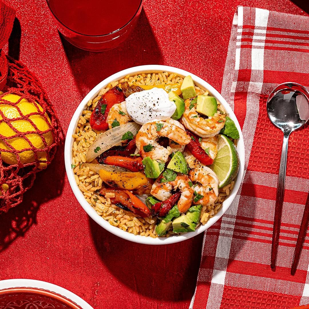 Shrimp Fajita Bowl