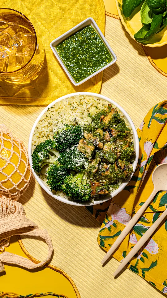 Pesto Chicken Bowl