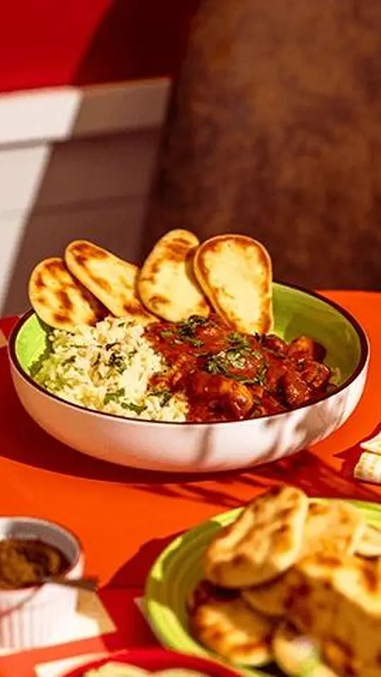 Butter Chicken Rice Bowl