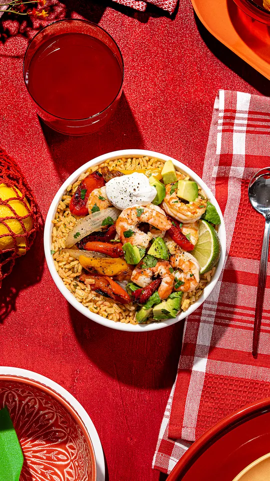 Shrimp Fajita Bowl